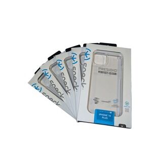 BB. Lot Of "5" -Speck Presidio Perfect-Clear Case for iPhone 14 Plus (6.7" 2022)